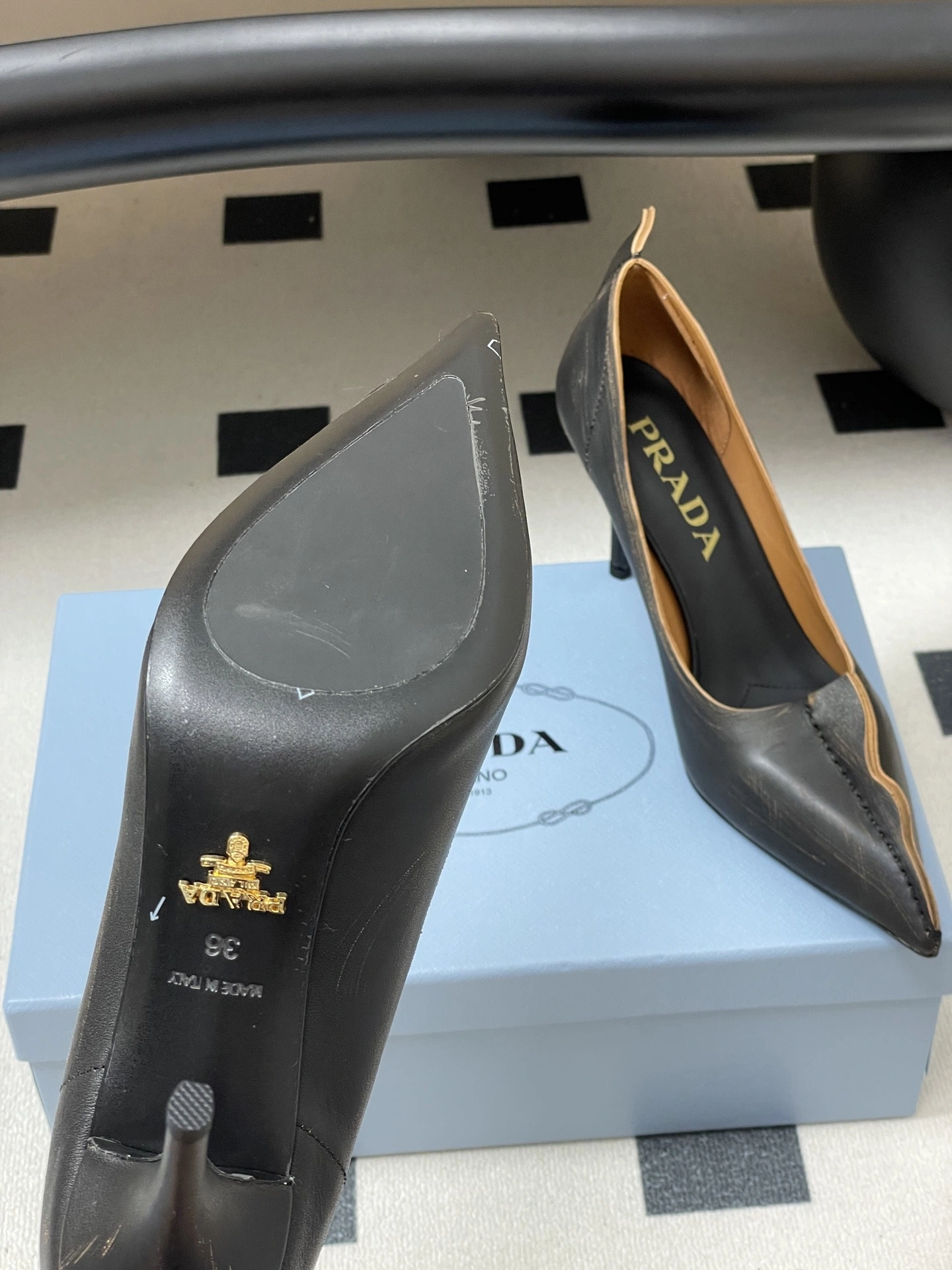 COCO-- Pr141 1I194O_V69_F0Y71_F_A085 Calfskin sheepskin Heel height ：8.5cm item:E-X198J1716